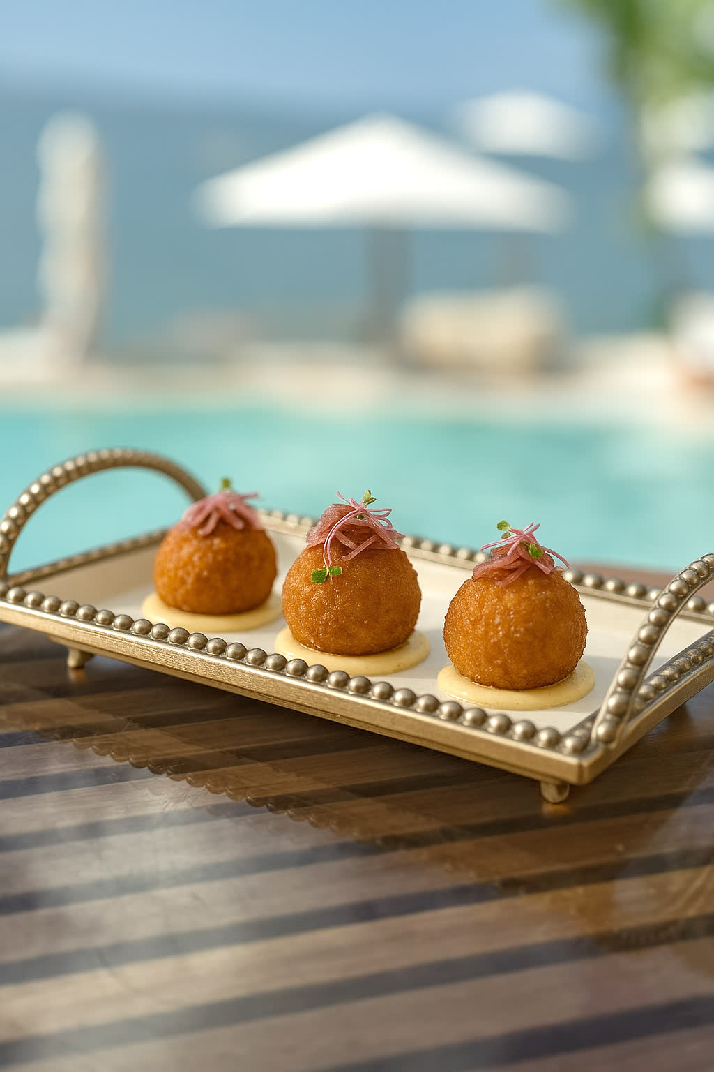 Arancini by the sea