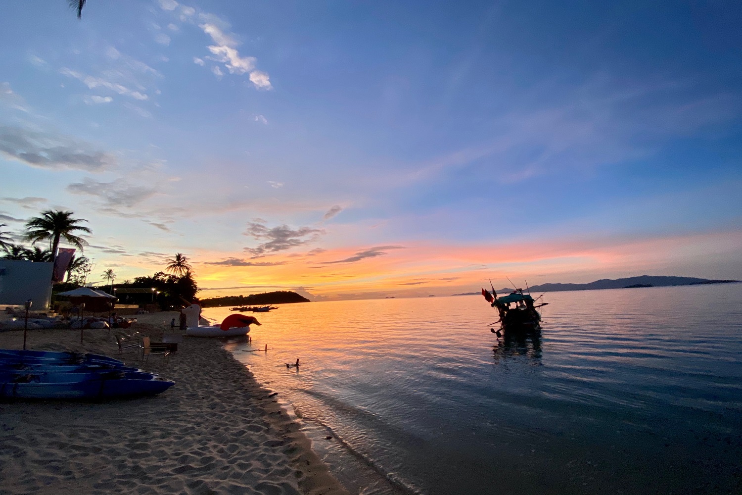 Bangrak Beach Koh Samui White Sand - Turquoise Waters