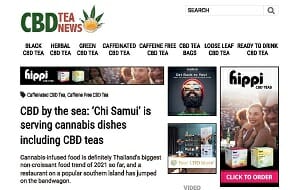 CBD Tea News - Chi Samui is serving cannabis dishes including CBD teas 2021